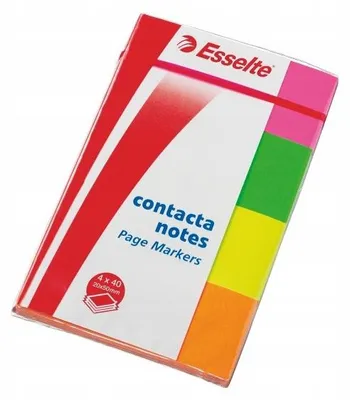 Obrázok produktu pre Esselte 83019, Zelená, Oranžová, Ružová, Žltá, Obdĺžnik, Odnímateľné, 20 x 50, Papája, 7,5 cm