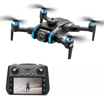 Produktbild von Zimilo GPS Drohne mit Kamera 180° Elektrisch Verstellbar, Brushless Motor Quadrocopter mit 5G Screen Fernsteuerung, Hindernisvermeidung & 25 Min Akku