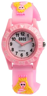 Produktbild von QBOS Kinder Armbanduhr  Mineralglas