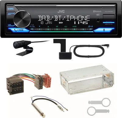 Produktbild von JVC KD-X482DBT Bluetooth DAB USB Einbauset für Skoda Octavia 1U Superb 1