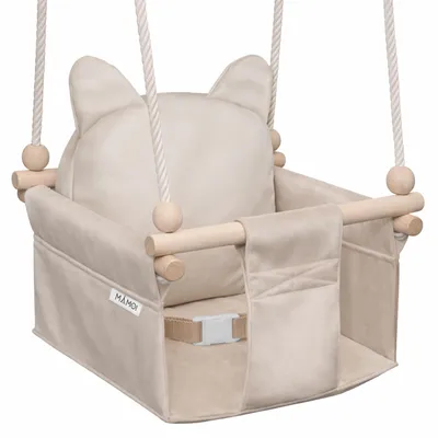 Immagine prodotto di Altalena per bambini con cintura di sicurezza e altezza regolabile