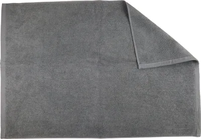 Produktbild von Badematte 50x75 cm 24/2 Ring-Garn 650 g/m² Zwirnfrottier anthrazit