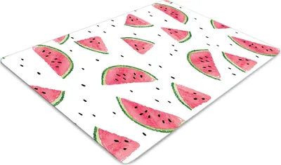 Produktbild von Stuhlunterlage Bürostuhlunterlage 120 cm x 90 cm Bodenmatte Bürostuhlunterlage - Wassermelonenregen
