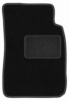 Productafbeelding van Velours bestuurdersmat voor Daihatsu Feroza F300 / F310 1989-1998 – zwart, op maat – Wielganizator LUX