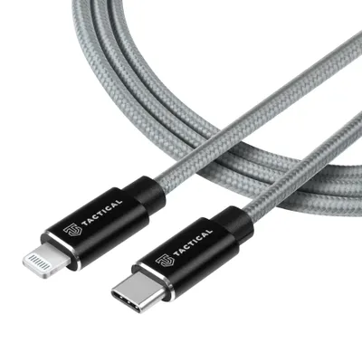 Obrázek produktu pro Tactical Aramid extra pevn kabel USB-C/Lighting MFI - 1m - ed KP31195