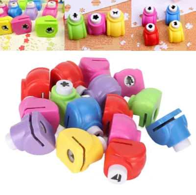 Motiv-Locher-Set, 15 Teile, für Papier-Bastelarbeiten, ABS/Metall