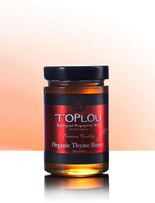 Produktbild von SI-MEL SAVIDAKIS 12501- Premium Organic-Thymianhonig 'Toplou' 400g von Sitia Kreta