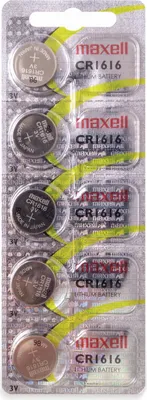 Produktbild von Maxell 18586400 Haushaltsbatterie Einwegbatterie CR1616 Mangan-Zink-Dioxid (Zn/MnO2) de Mangan-Zink-Dioxid (Zn/MnO2)