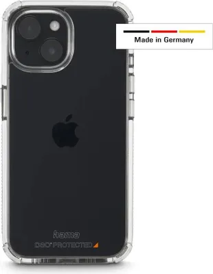 Produktbild von Hama 00138103, Cover, Apple, iPhone 15, 15,5 cm (6.1"), Transparent