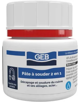 Produktbild von 2-in-1 Lötpaste – GEB – Streifen und Lötzinn – 150-g-Dose