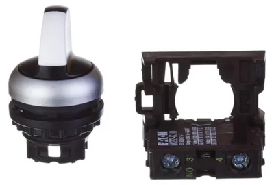 Zdjęcie produktu dla Eaton 216518, Przełącznik kołyskowy, Czarny, Srebrny, Plastik, IP66, -25 - 70 °C