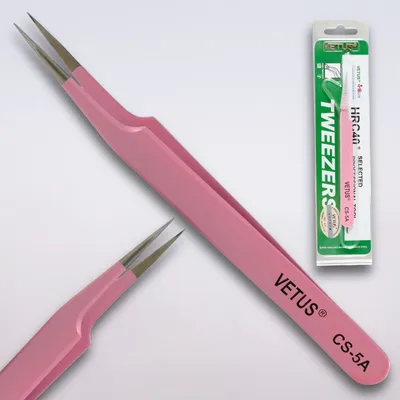 Produktbild von Wimpern Pinzette Wimpernverlängerung Pinzette Vetus CS-5A
