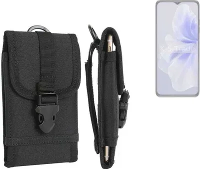 Produktbild von K-S-Trade Holster Handy Hülle kompatibel mit Oukitel C38 Holster Handytasche Gürtel Tasche Schutz Hülle Robust Outdoor schwarz