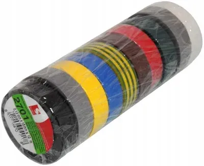 Produktbild von Scapa PVC Isolierband 15mm 10m, 10er Pack, Mix