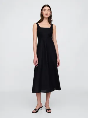Obrázok produktu pre Ľanové midi šaty GAP 714624-01__XXS