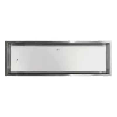Produktbild von Gurari GCH 974 SU 90 Diamond Dunstabzugshaube Deckenhaube 90 x 30 cm 850m³/h Edelstahl Weißglas