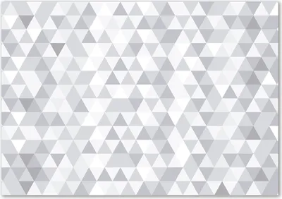 Produktbild von Tulup® Glas-Bild - 100 x 70 - Wandbild aus Glas - Wandkunst - Wandbild hinter gehärtetem Sicherheitsglas - Sonstige - Graue Dreiecke - Grau