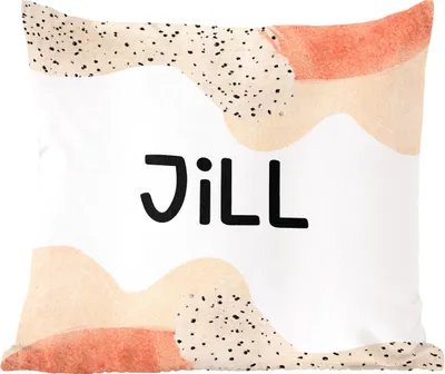 Produktbild von MuchoWow® Zierkissen Sofakissen Wohnzimmer Dekokissen 60x60 cm Jill - Pastell - Mädchen - Sitzfläche - Foto Polster