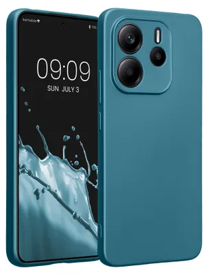 Produktbild von kwmobile Handyhülle für Xiaomi Redmi Note 14 4G (Nicht für 5G) Hülle - weiche Silikon Case metallisch schimmernd - Schutzhülle Cover - Metallic