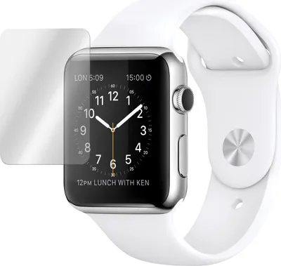 Produktbild von 3er-Pack PhoneNatic Glas-Folie klar  kompatibel mit Apple Watch Series 2 38mm - Panzerglas für Watch Series 2 38mm