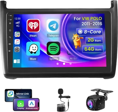 Produktbild von Android Autoradio – Multimediasystem – Navigationsgerät – Touchscreen-Radio – 9-Zoll-Display – Drahtlose CarPlay-Unterstützung