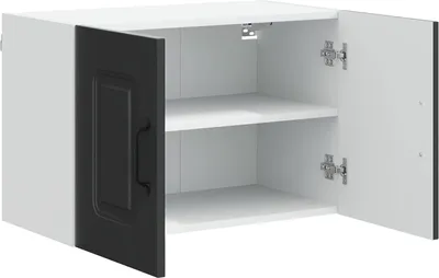 Produktbild von vidaXL Geschirrspülerfront Kalmar Schwarz 60 x 31 x 40 cm