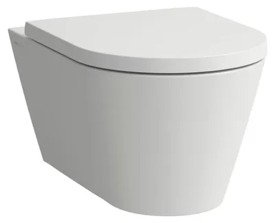 Zdjęcie produktu dla LAUFEN Kartell WC wiszące, spłukiwane, z cichym spłukiwaniem, 545x370x355 mm, H8213317570001