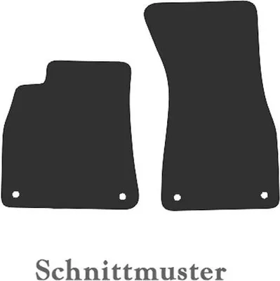 Produktbild von Fußmatten passend für Audi A7 S7 RS7 (C8) ab 2018> Velours Premium Matten Automatten 2er Set Vorne Autoteppich Original Qualität
