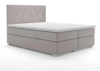 Produktbild von Chesterfield Schlafzimmer Boxspring Bett Doppel Betten Polster Kasten Funktion