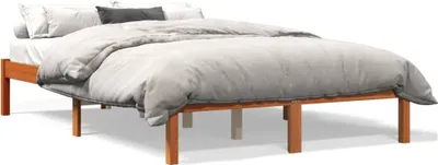 Produktbild von CLORIS Massivholzbett Wachsbraun 120x200 cm Kiefer - Klassische Betten LL0000255174