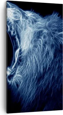 Produktbild von Bild auf Leinwand - Leinwandbild - Abstraktion Tier - 45x80cm - Wand Bild - Wanddeko - Wandbilder - Leinwanddruck - Bilder - Kunstdruck - Wanddekoration - Leinwand bilder - Wandkunst - PA45x80-3797