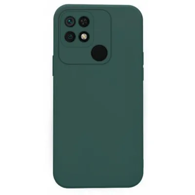 Produktbild von Liquid Silikon Hülle für Xiaomi - Farbe: Grün - Modellkompatibilität: Für Xiaomi Redmi 10C