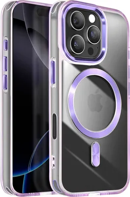 Produktbild von Avizar, MagSafe Hülle für Apple iPhone 16 Pro Max Cristal Color, Violett