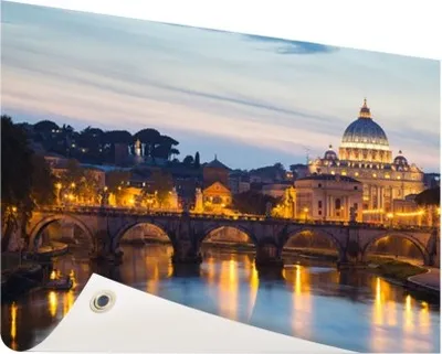Produktbild von Gartenposter - 60x40 cm - Rom am Abend  - Modernes Wandbilder - Europäische Städte