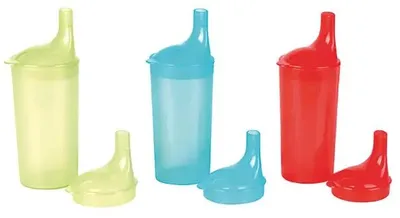 Obrázek produktu pro Hrnek na pití, 250 ml, červený průhledný | kus (1 ks)