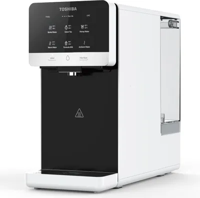 Produktbild von Toshiba Osmoseanlage / Auftisch Wasserfilter Weiß (6 Temperaturstufen, 5-in-1 Filter, UV-Sterilisation & Mineralisierung)
