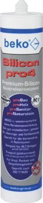 A product shot of a tube of beko Silicon pro4.