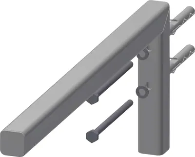 Immagine prodotto di Supporto KWC AR, VARIUS, acciaio inox, 30x170x450 mm, per WC MIRANIT