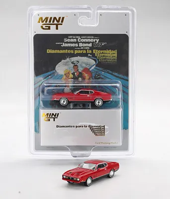 Image de FORD MUSTANG MACH 1 - DIAMONDS ARE FOREVER 1971 - Mini GT espagnole en blister au 1/64