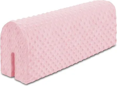 Immagine prodotto di Protezione per lettino da 70 cm, rosa, in Minky