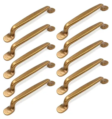 Immagine prodotto di Maniglie in ottone antico - Maniglie vintage per armadi e cassetti (128 mm)