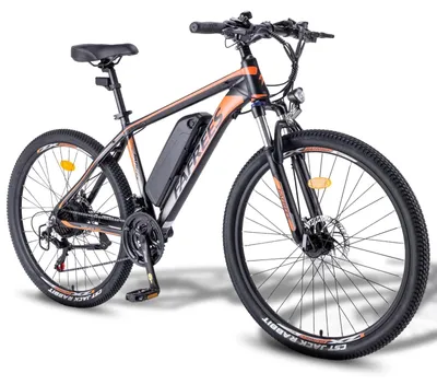 Immagine prodotto di Bicicletta elettrica - Hailong One con ruote da 66 cm - Batteria al litio da 250 W, 36 V, 13,5 Ah - Autonomia 45–55 km - Display LCD - Nero