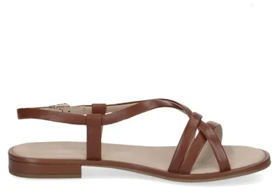 Produktbild von Caprice Damen Sandale aus Leder mit Slingback-Riemen 9-28100-44, Größe:37 EU, Farbe:Braun