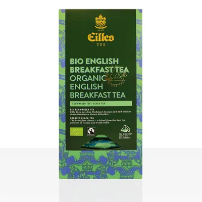Produktbild von EILLES World Luxury Selection English Breakfast Blatt 5 x 20 Beutel, Fairtrade einzeln kuvertiert