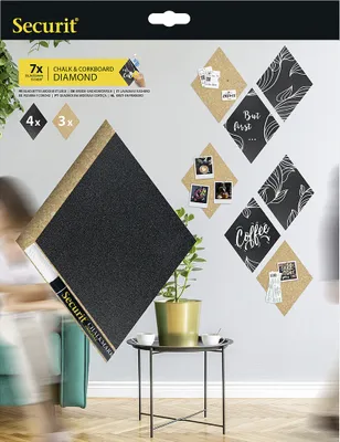 Produktbild von SECURIT Kreidetafel/Korktafel Set Dia. 663513