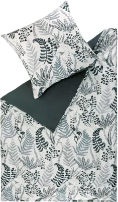 Produktbild von Schöner Wohnen Bettwäsche Viva Farbe anthrazit Größe 135x200+80x80