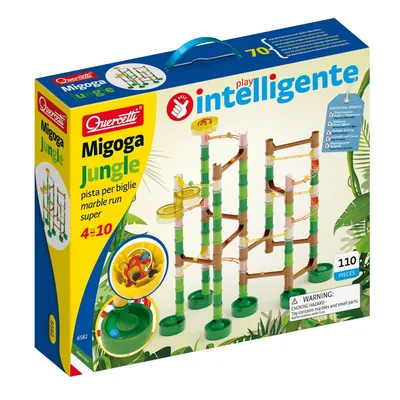 Produktbild von Quercetti Murmelbahn Migoga Jungle - 110-teiliges Spielzeug