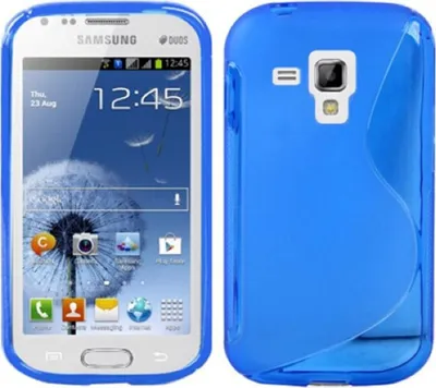 Productafbeelding van Beschermhoes van TPU voor Samsung Galaxy Galaxy Trend Duos S7562 S7580 S7582, blauw