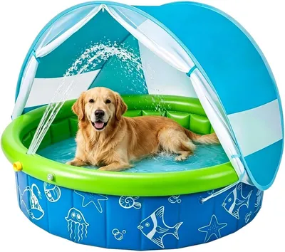 Produktbild von Faltbarer Pool für Wasseraktivitäten mit Sonnenschutz