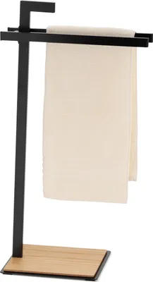 Produktbild von KELA Handtuchhalter OAK Handtuchständer schwarz 24261